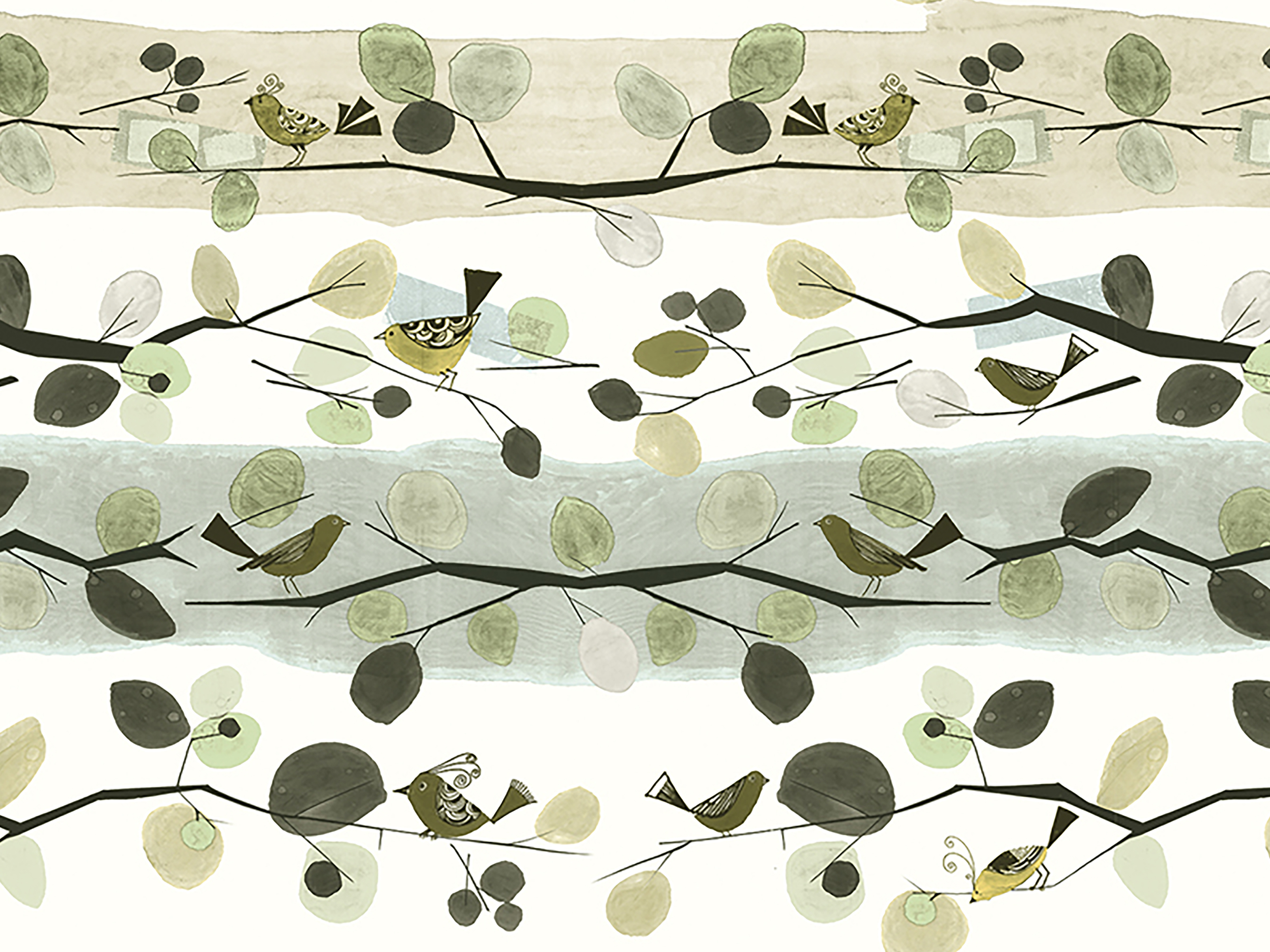 Z66893 Панно Zambaiti (Satin Flowers IV) (1*1) 5,10х3 винил на флизелине