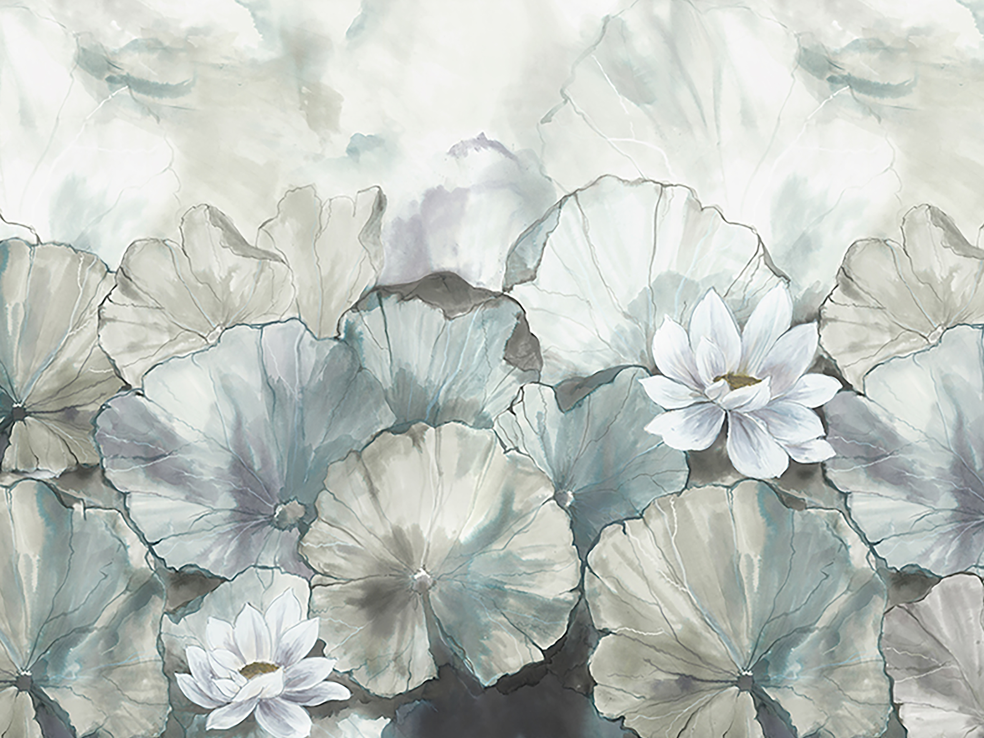 Z66873 Панно Zambaiti (Satin Flowers IV) (1*1) 5,10х3 винил на флизелине