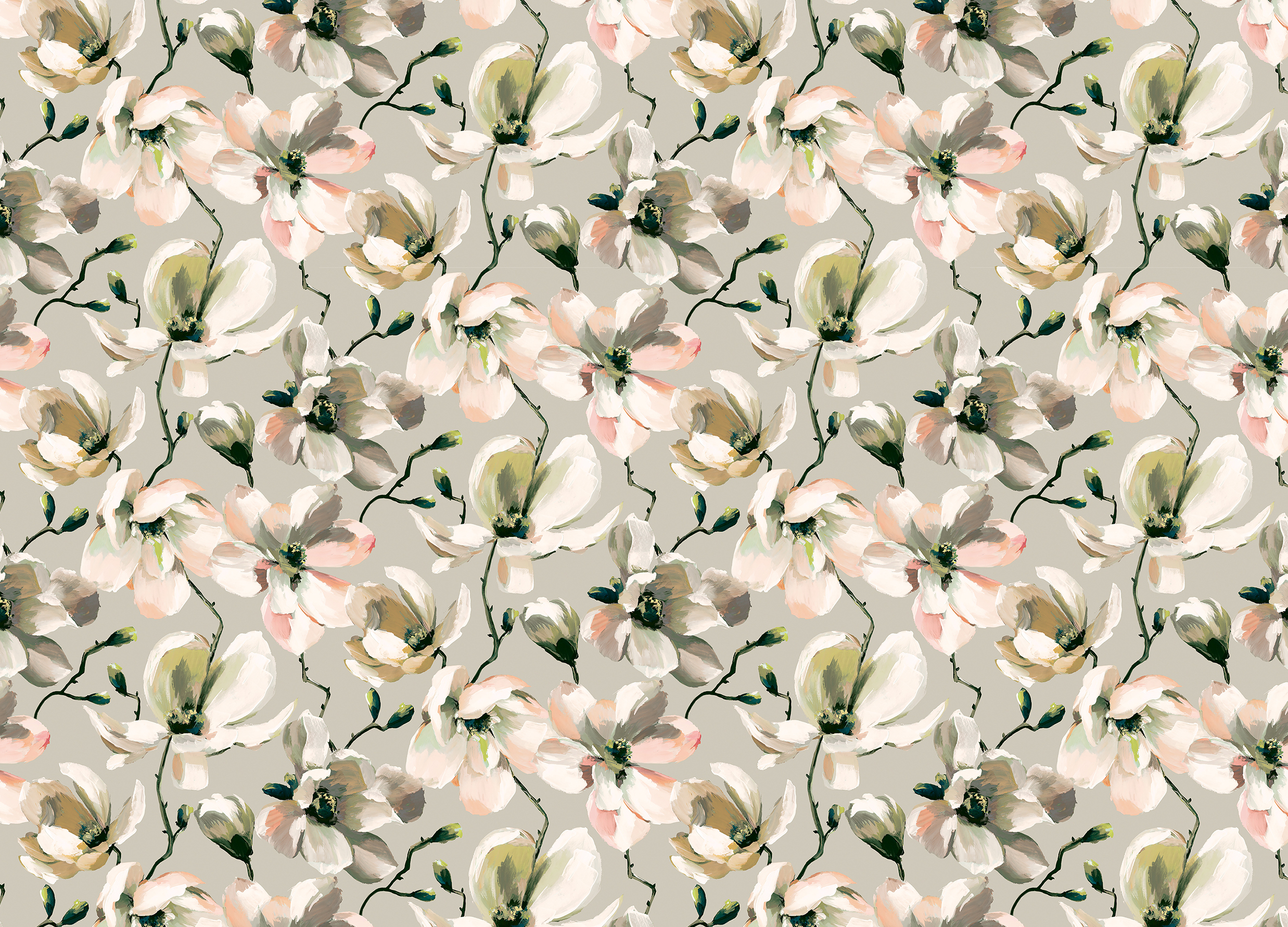 47464 Обои Marburg (Flora) (1*12) 10,05 x 0,53 винил на флизелине