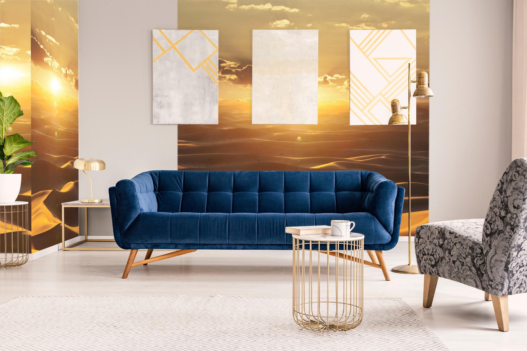 32545 Панно Marburg (Dune) (1*6) 2,70 x 2,12 винил на флизелине