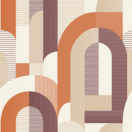 MN 3608 Обои Grandeco (Maison) (1*12) 10,05х0,53 винил на флизелине