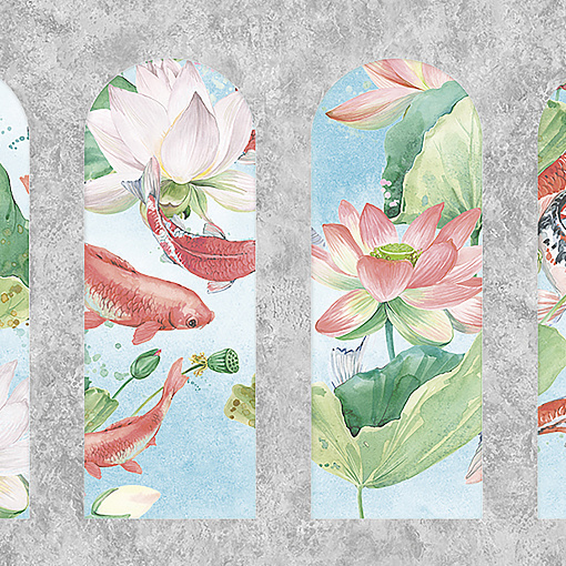 Z66868 Панно Zambaiti (Satin Flowers IV) (1*1) 5,10х3 винил на флизелине