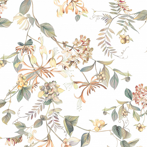 47455 Обои Marburg (Flora) (1*12) 10,05x0,53 винил на флизелине