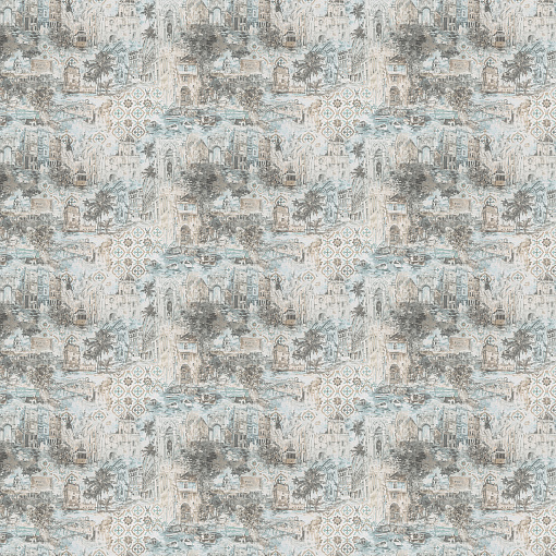 KM6603 Обои Kerama Marazzi (Reflection/Azulezu/Impression/Jungle/Exotik/Oasis) (1*4) 10,05*1,06 винил на флизелине