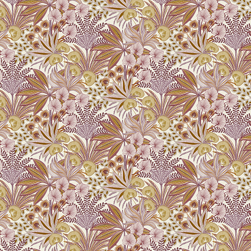 A 69001 Обои Grandeco (Karuna) (1*12) 10,05х0,53 винил на флизелине
