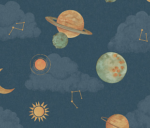 Виниловые обои Little Dreamers LD 3515 Обои Grandeco (Little Dreamers) (1*12) 10,05х0,53 винил на флизелине