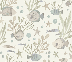 Виниловые обои Little Dreamers LD 3301 Обои Grandeco (Little Dreamers) (1*12) 10,05х0,53 винил на флизелине