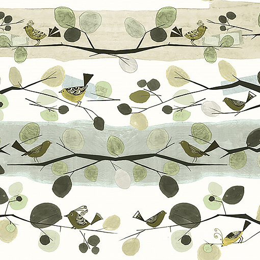 Z66893 Панно Zambaiti (Satin Flowers IV) (1*1) 5,10х3 винил на флизелине