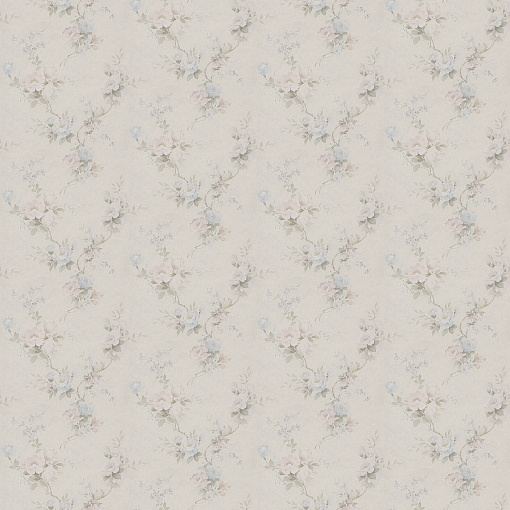 Z66861 Обои Zambaiti (Satin Flowers IV) (1*12) 10,05х0,53 винил на флизелине