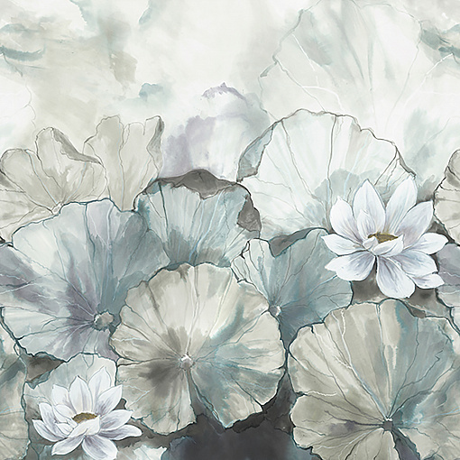 Z66873 Панно Zambaiti (Satin Flowers IV) (1*1) 5,10х3 винил на флизелине