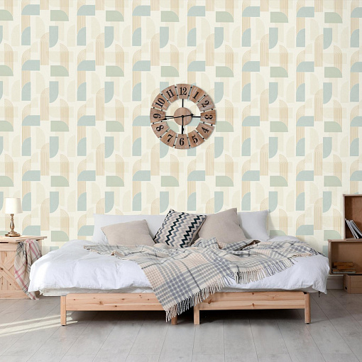 MN 3309 Обои Grandeco (Maison) (1*12) 10,05х0,53 винил на флизелине