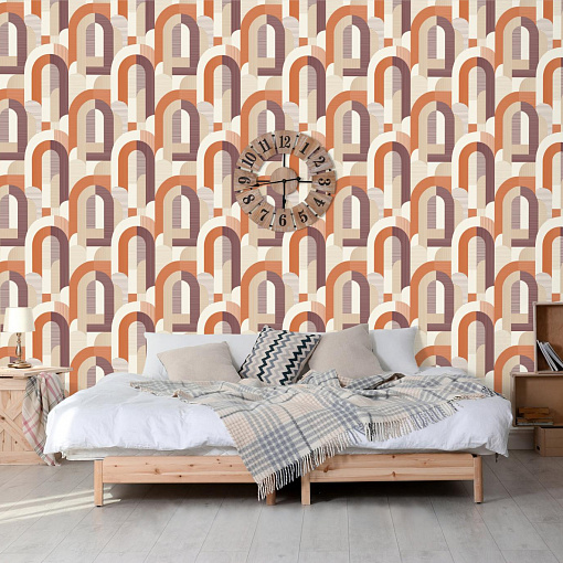 MN 3608 Обои Grandeco (Maison) (1*12) 10,05х0,53 винил на флизелине