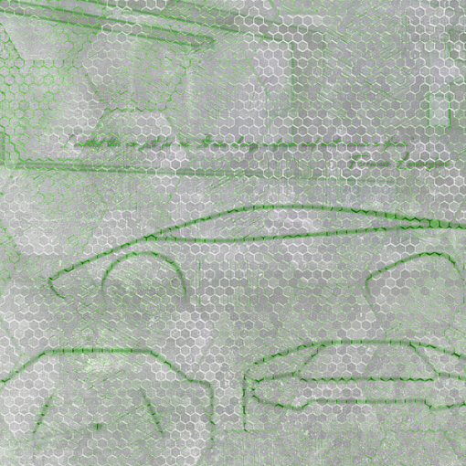 90058 Панно Zambaiti (Lamborghini II) (1*1) 3,30x3,00 винил на флизелине