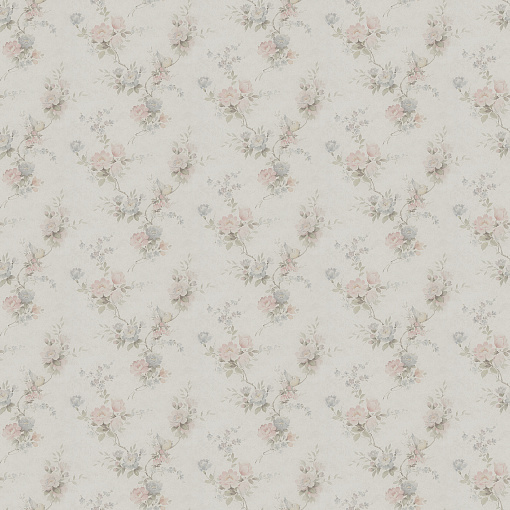 Z66857 Обои Zambaiti (Satin Flowers IV) (1*12) 10,05х0,53 винил на флизелине