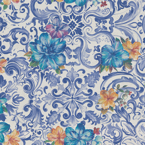 KM6514 Обои Kerama Marazzi (Reflection/Azulezu/Impression/Jungle/Exotik/Oasis) (1*4) 10,05*1,06 винил на флизелине