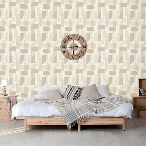 MN 3304 Обои Grandeco (Maison) (1*12) 10,05х0,53 винил на флизелине